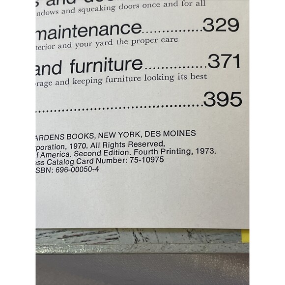 Better Homes and Gardens Handyman's Book (1974) - Picture 2 of 4